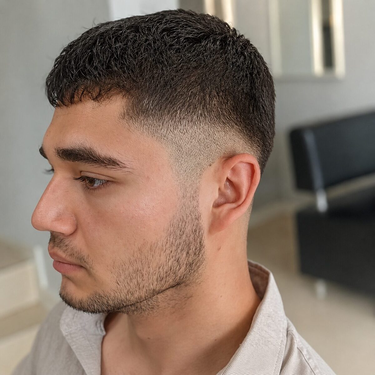 Saç modeli kesim sonucu, görünüm 3