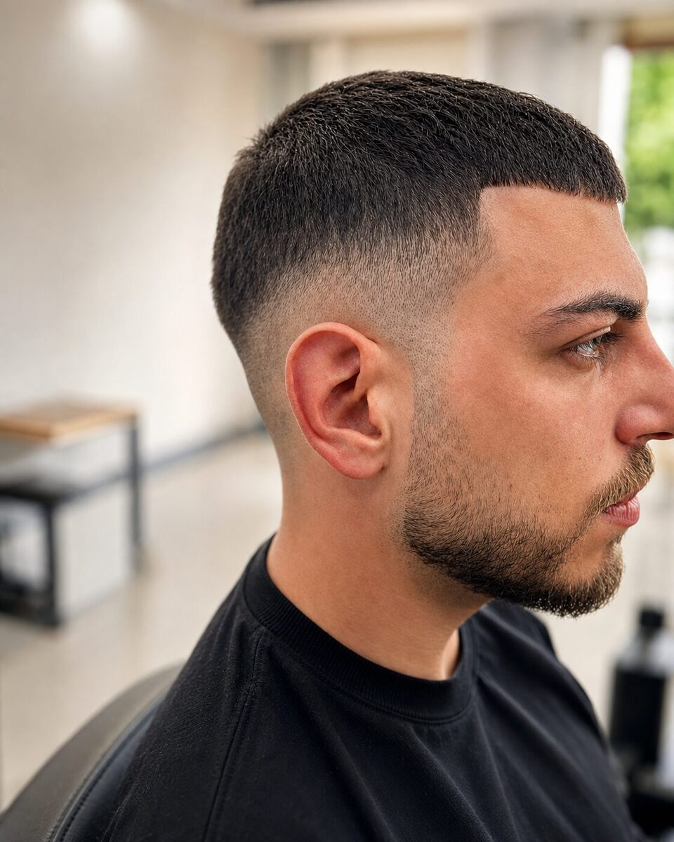 Berber Yahya creative fade saç kesimi, görünüm 3