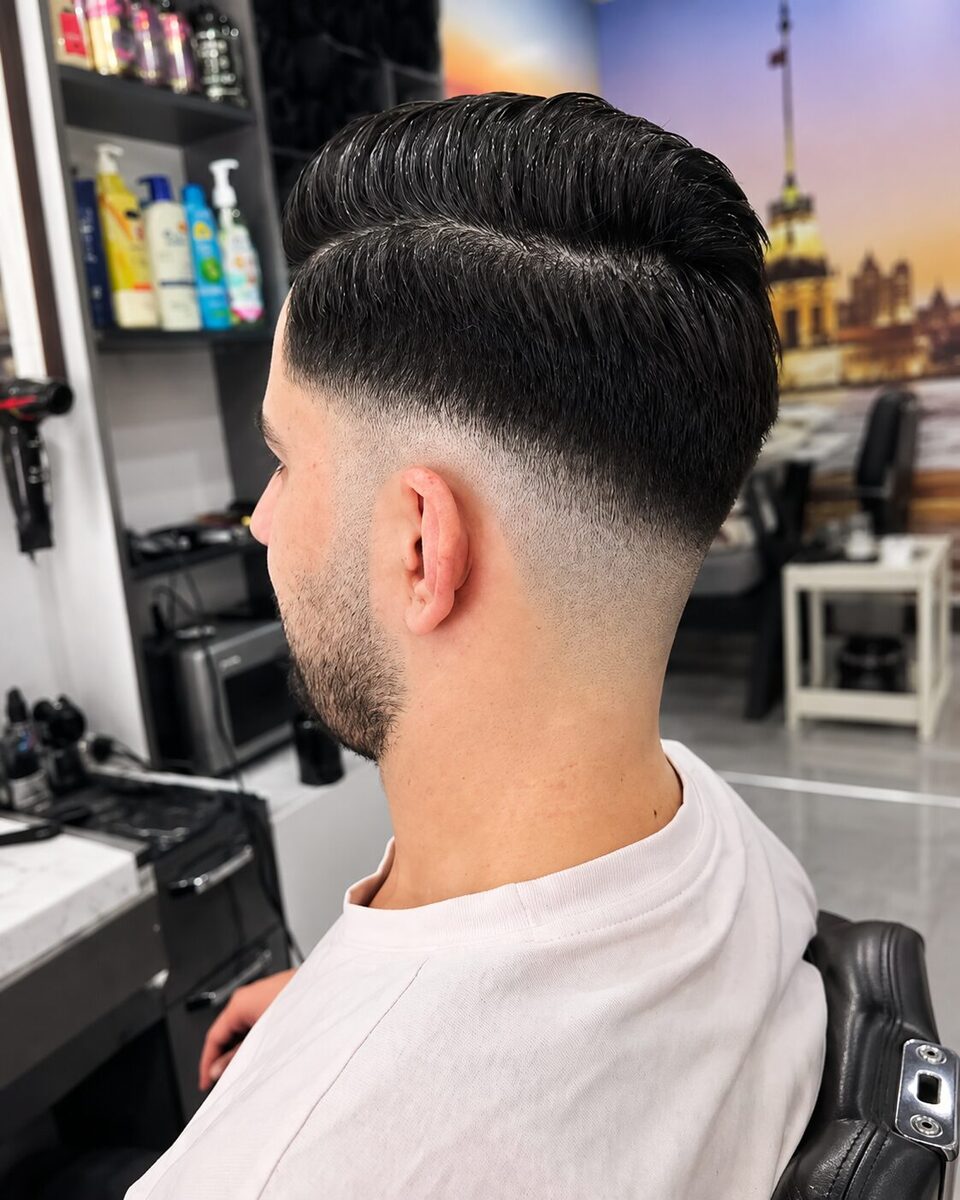 Berber Yahya creative fade saç kesimi, görünüm 7